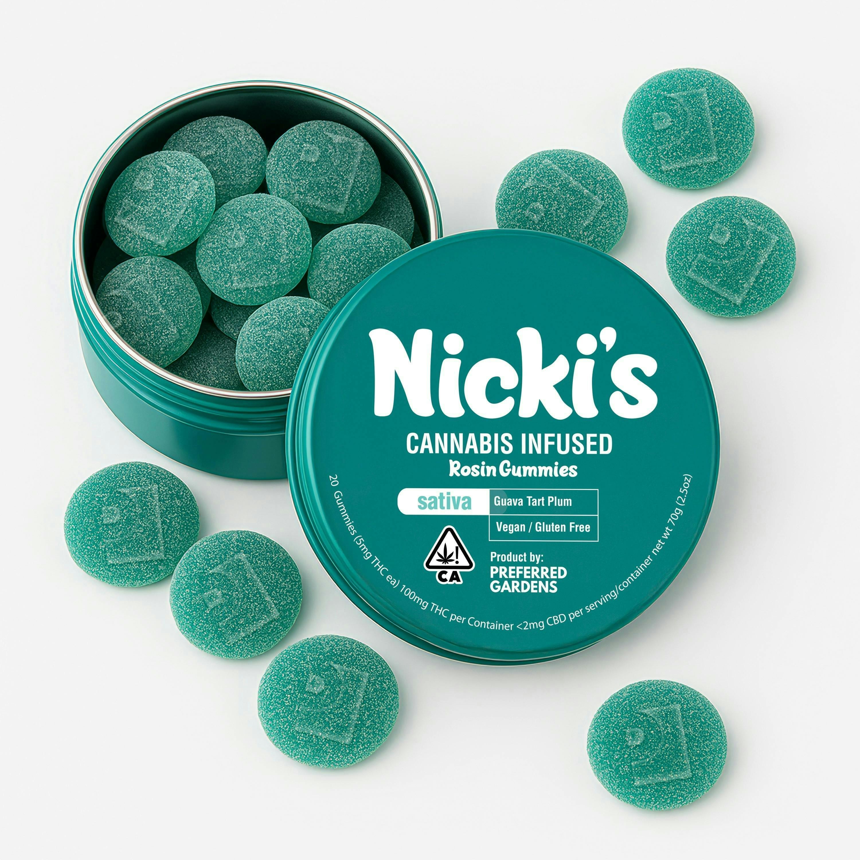 Preferred Gardens - Preferred | Nickis | Guava Tart Plum Gummies | 100mg | 20ct | 5mg/ea - 1