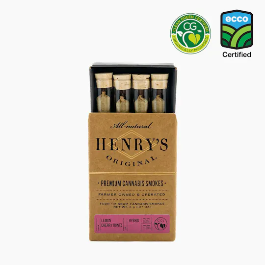 Henry's Original - Henry's Original | Lemon Cherry Runtz | Joints | 0.5g each | 4pk - 1