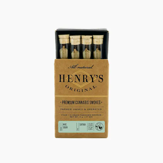 Henry's Original - Henry's Original | NYC Sour Diesel | Joints | 0.5g each | 4pk - 1