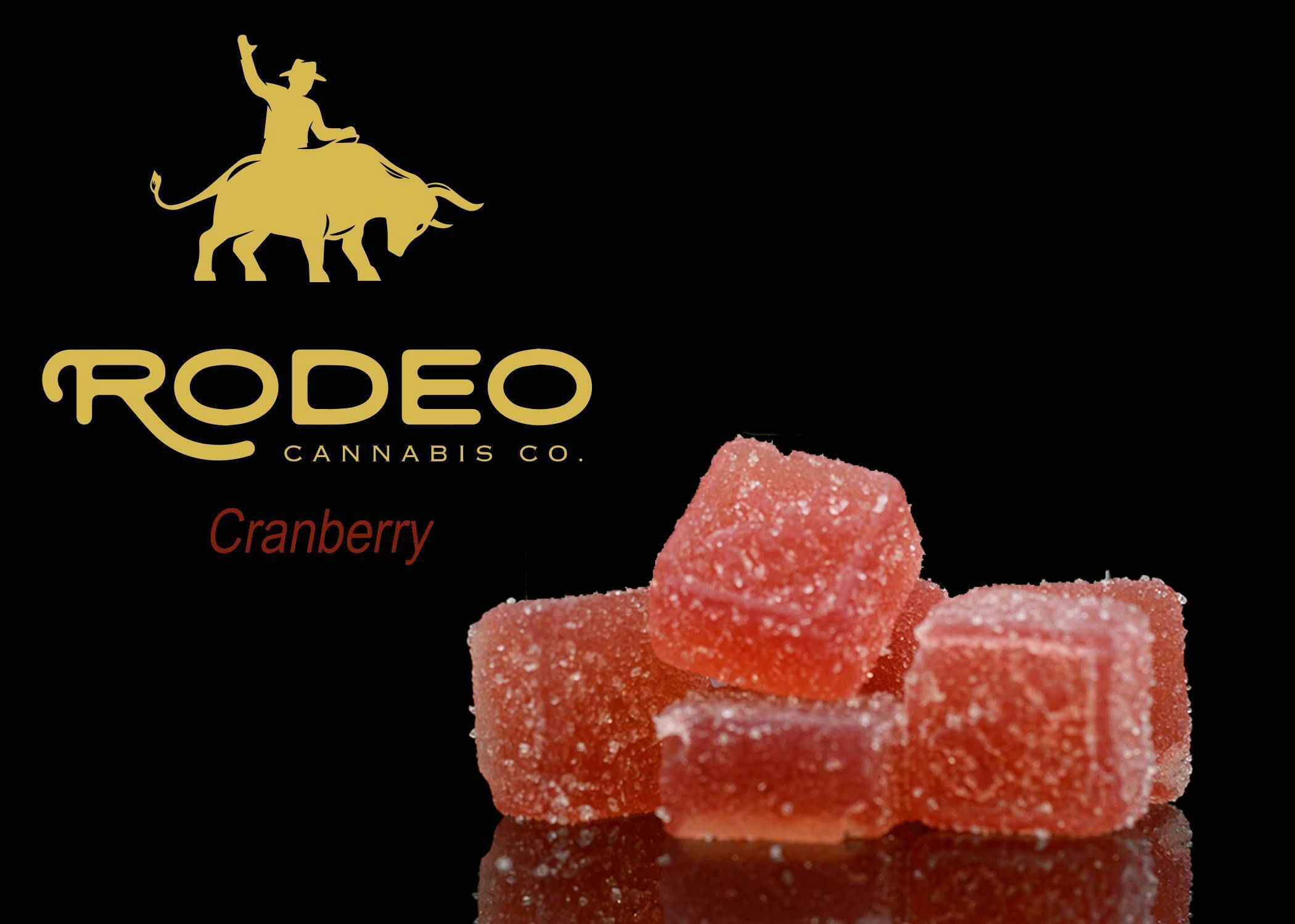 Rodeo Cannabis - Cranberry Live Rosin Gummies | 20pk | 100mg - 1