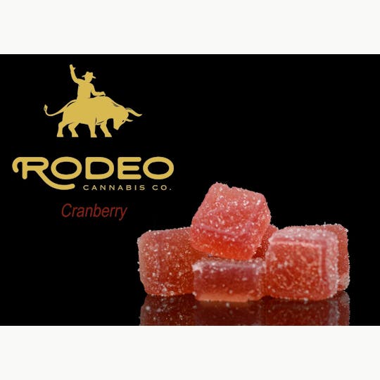 Rodeo Cannabis - Cranberry Live Rosin Gummies | 20pk | 100mg - 1