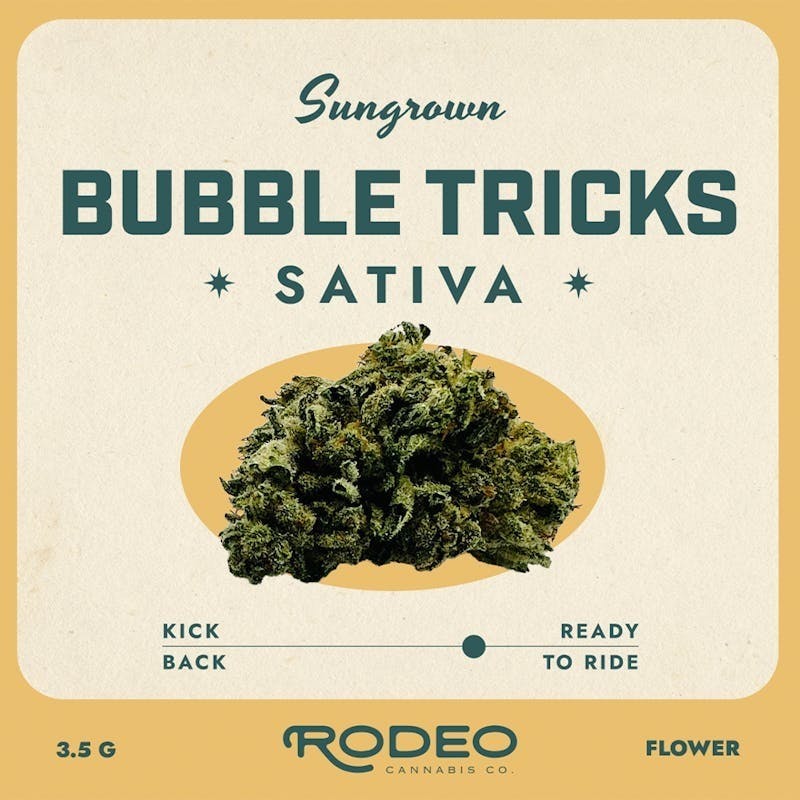 Rodeo Cannabis - Bubble Tricks 3.5g Sun Grown Flower - 1