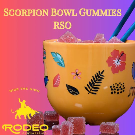Rodeo Cannabis - Scorpion Bowl RSO Gummies | 20pk | 100mg - 1