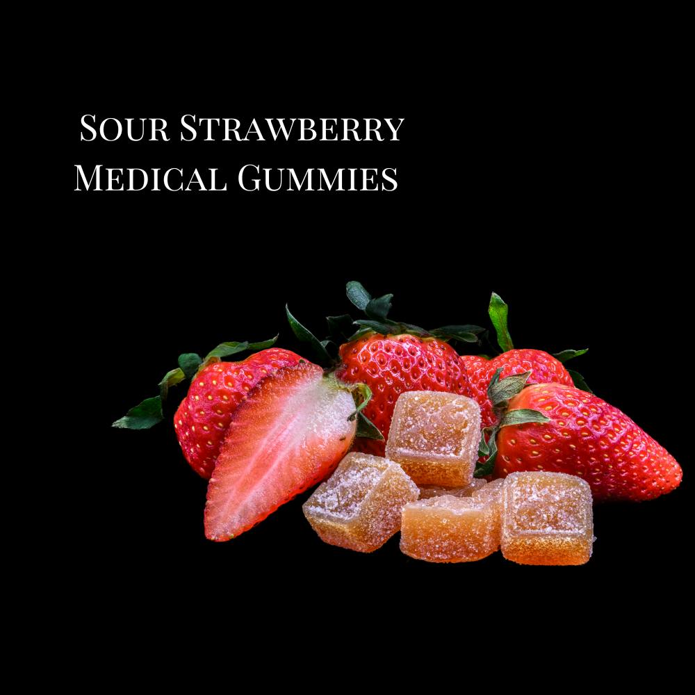 Rodeo Cannabis - Sour Strawberry Live Rosin Gummies | 10pk | 300mg - 1