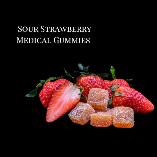 Rodeo Cannabis - Sour Strawberry Live Rosin Gummies | 10pk | 300mg - 1