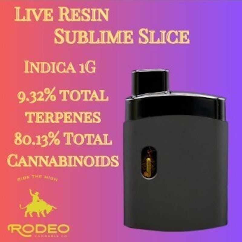 Rodeo Cannabis - Sublime Slice 1g Live Resin Disposable - 1