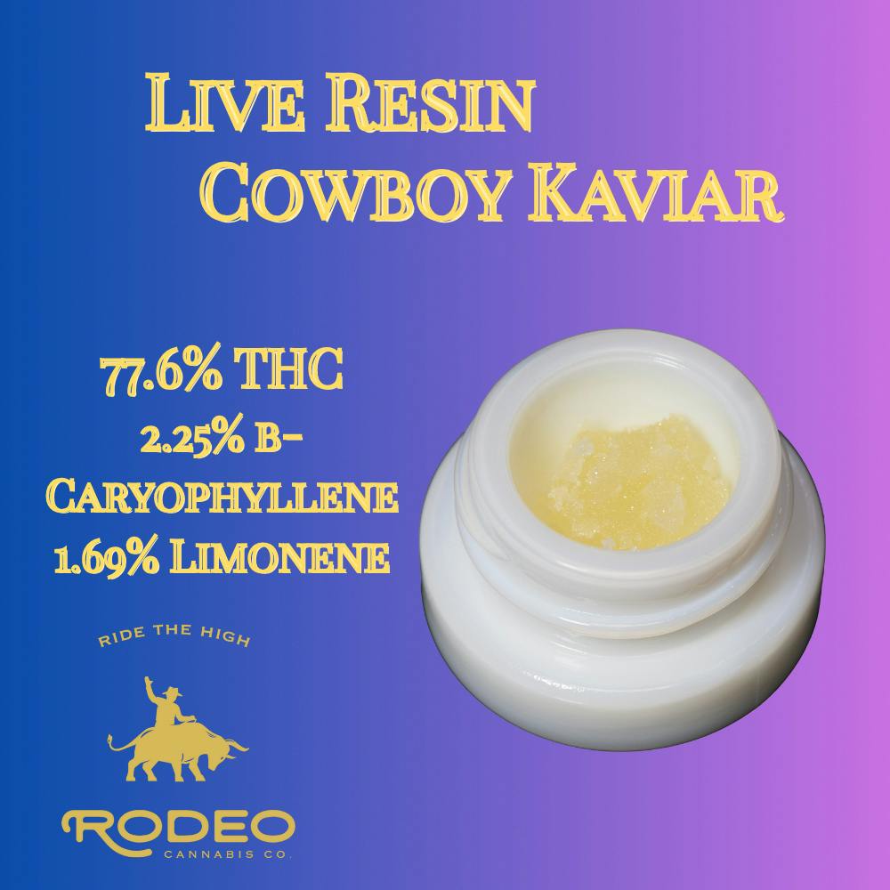 Rodeo Cannabis - Cowboy Kaviar 1g Live Resin - 1