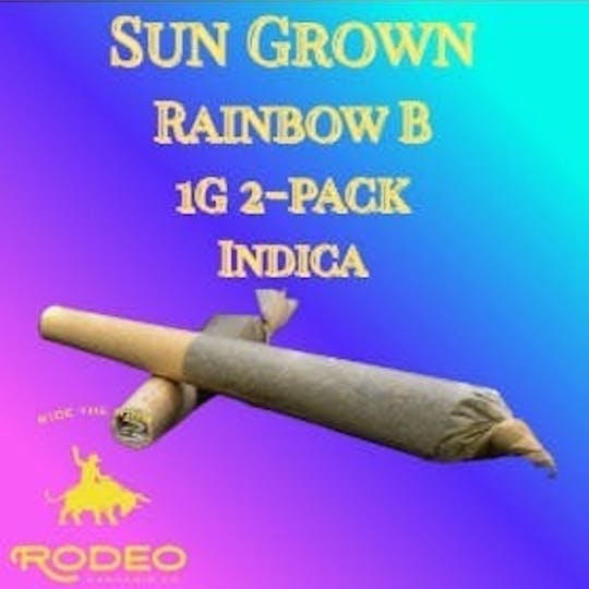 Rodeo Cannabis - Rainbow Belts 2g Sun Grown Prerolls 2pk - 1