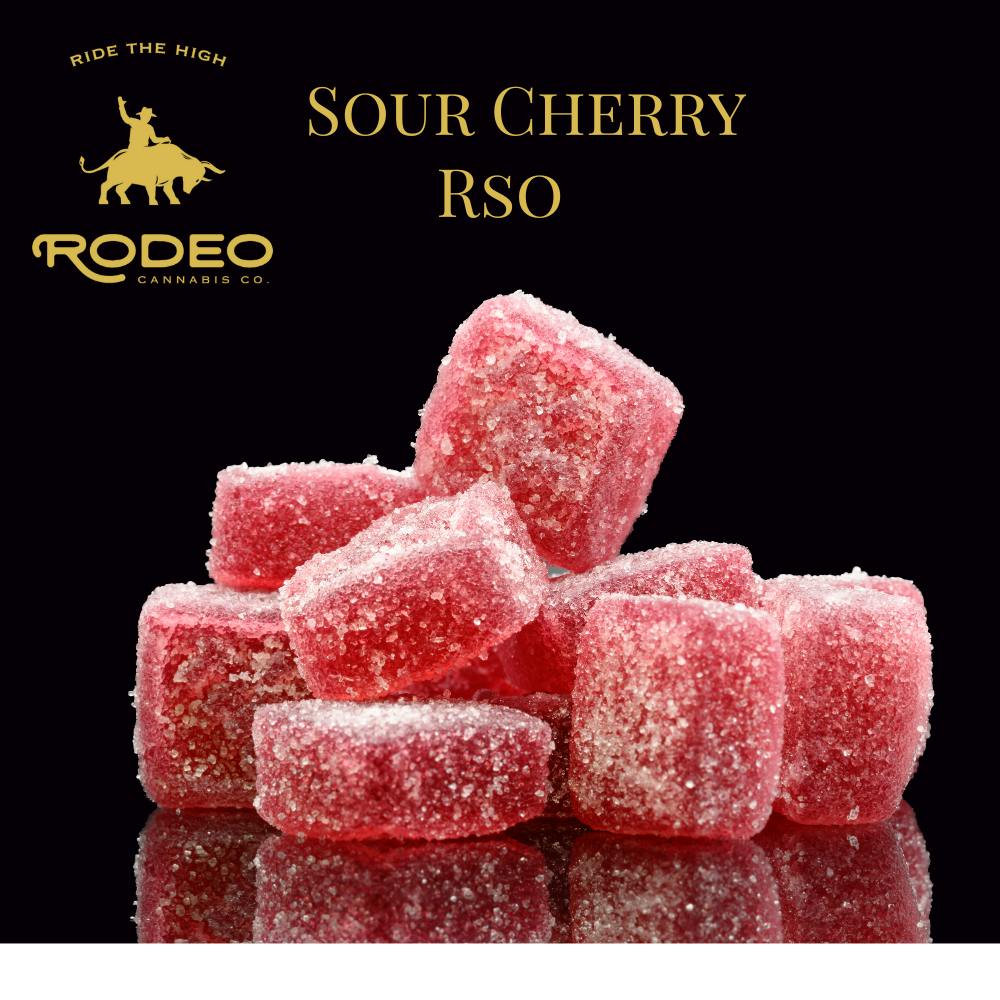 Rodeo Cannabis - Sour Cherry RSO Gummies | 20pk | 100mg - 1