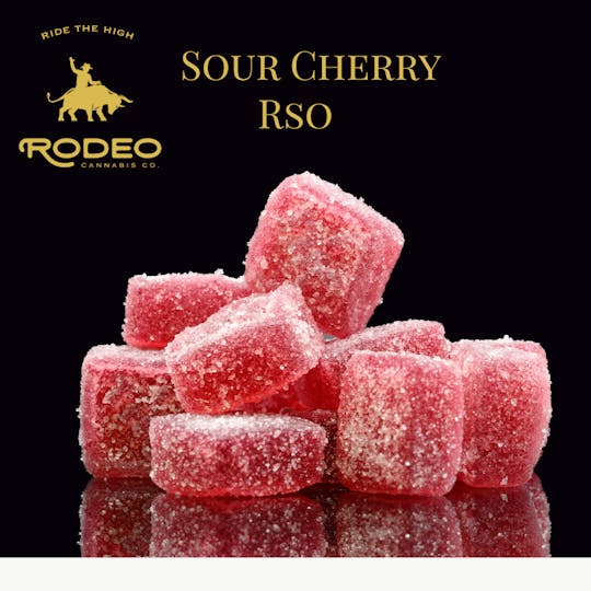 Rodeo Cannabis - Sour Cherry RSO Gummies | 20pk | 100mg - 1