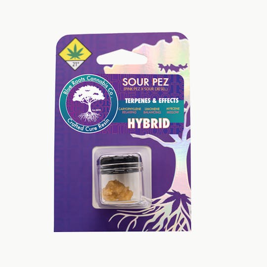 Blue Roots Cannabis - Blue Roots Cannabis Co. | Sour Pez Terp Sugar / Batter 1g - 1
