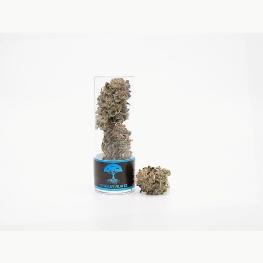 Blue Roots Cannabis - Blue Roots Cannabis Co | Greasy Runtz Indoor Flower (Hybrid) - 1