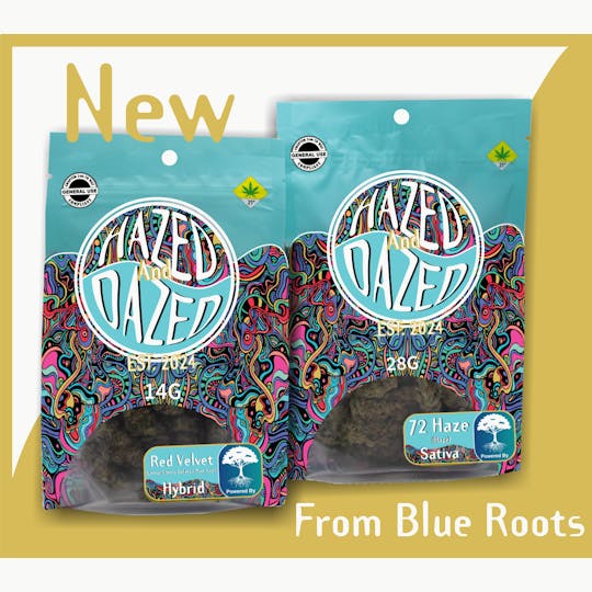 Blue Roots Cannabis - Hazed And Dazed | Dutch Apple Mylar (Hybrid) - 1
