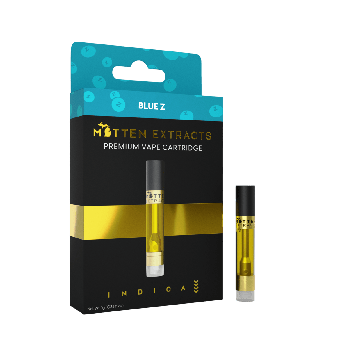 Mitten Extracts - Mitten Extracts | Blue Zkittlez | Cartridge | 1g - 1