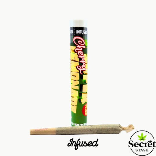Secret Stash - Secret Stash | Full Bud Pre Roll | Infused | Super Cherry Lemonade | 1.2g - 1