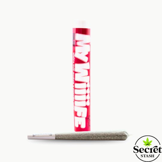 Secret Stash - Secret Stash | Full Bud Pre Roll | My Wiiiife | 1.2g - 1