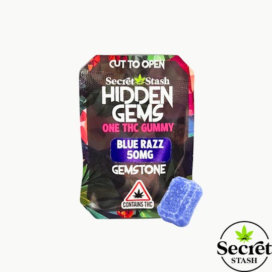 Secret Stash - Secret Stash | Hidden Gems | Solo | THC | Blue Razz | 50mg - 1