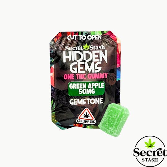 Secret Stash - Secret Stash | Hidden Gems | Solo | THC | Green Apple | 50mg - 1