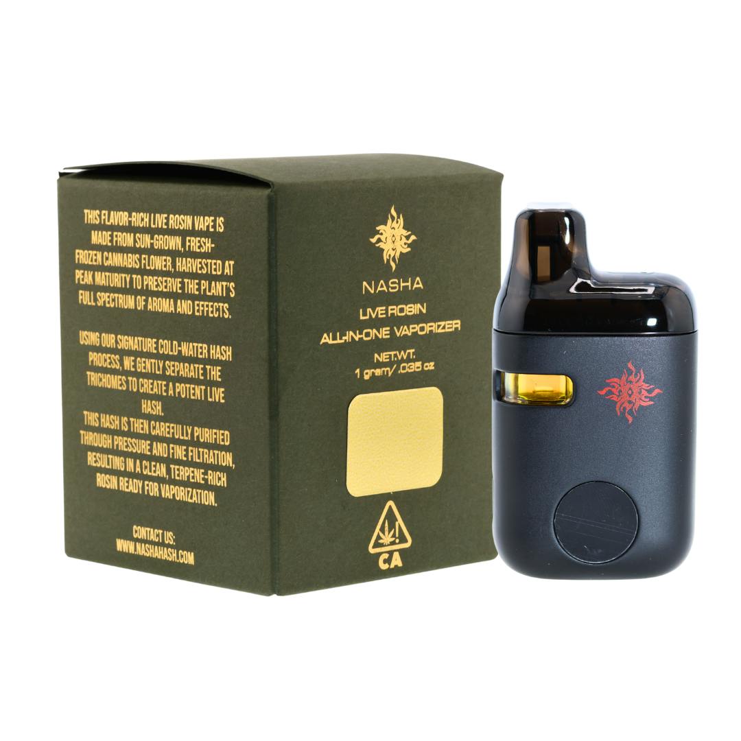 NASHA - Guava Gift Live Rosin All-In-One Vape 1 gram (Alpenglow Farms) - 1