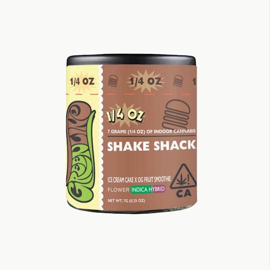 Greenline - Shake Shack - 1/4 oz - Indoor - Indica Hybrid - 7g - 1
