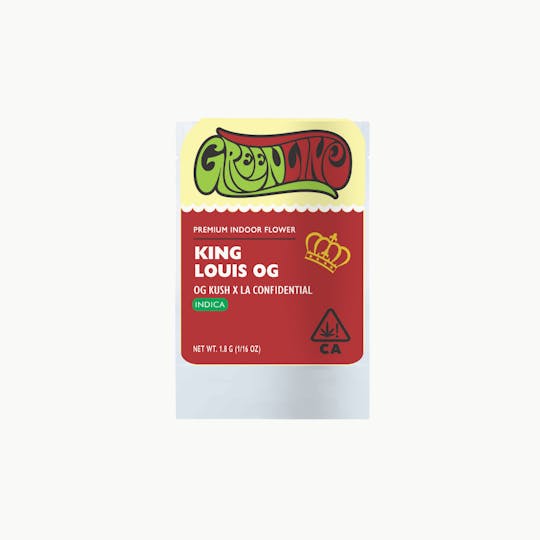 Greenline - King Louis OG - 1/16 oz - Indoor - Indica - 1.8g - 1