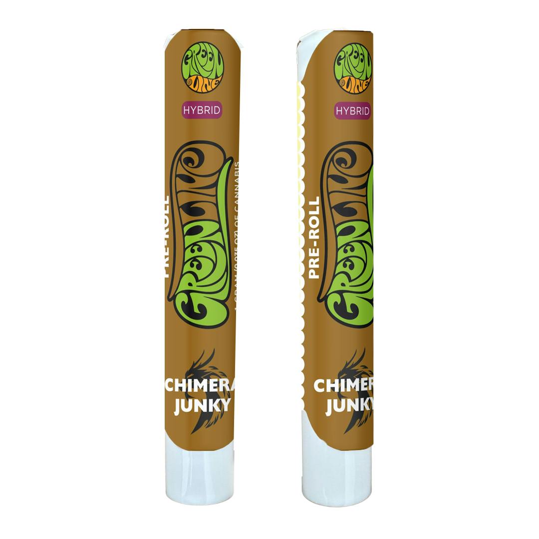 Greenline - Chimera Junky - Indoor Flower Pre-Roll - Hybrid - 1g - 1