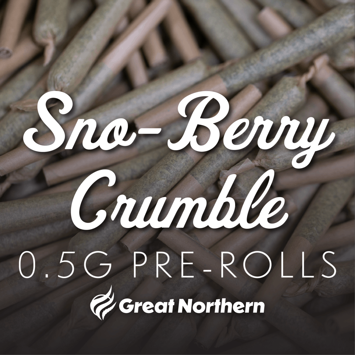 Great Northern Cannabis - Great Northern Cannabis 0.5g Sno-Berry Crumble Pre-roll (Indica) - 1