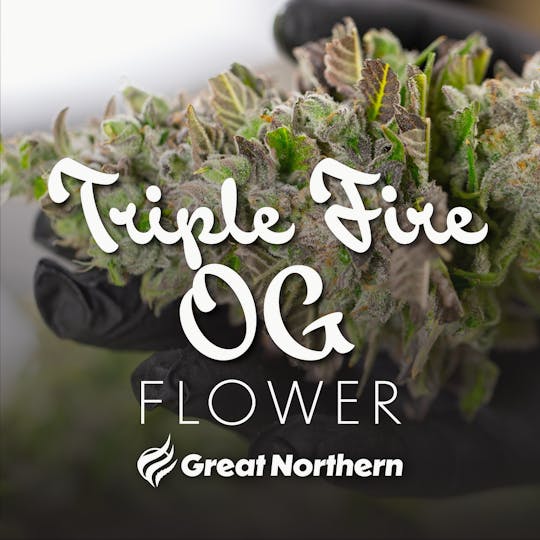 Great Northern Cannabis - Great Northern Cannabis Triple Fire OG Flower (Hybrid) - 1