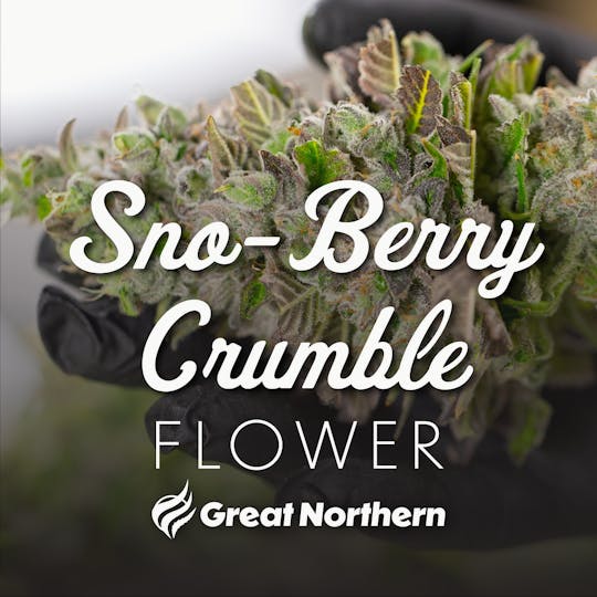 Great Northern Cannabis - Great Northern Cannabis Sno-Berry Crumble Flower (Indica) - 1