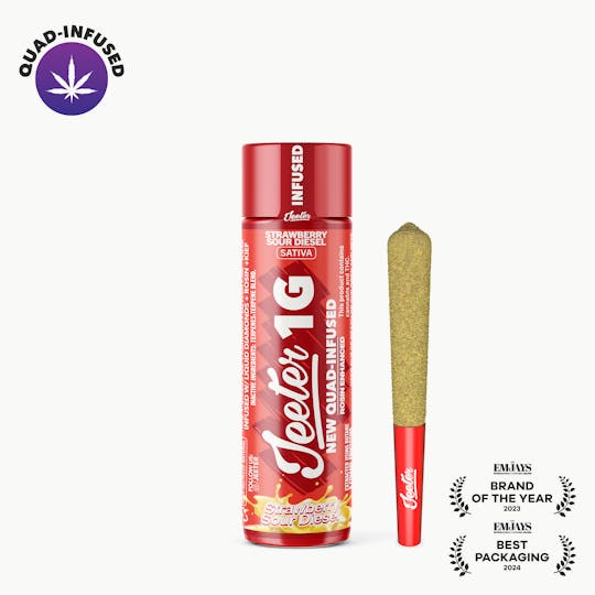 Jeeter - Jeeter Joint | Quad-Infused - Strawberry Sour Diesel - 1