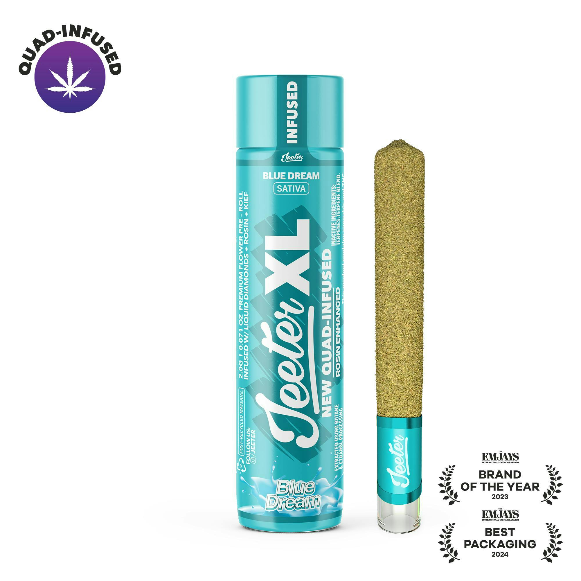 Jeeter - Jeeter | Blue Dream | XL Quad-Infused Joint | 2g - 1