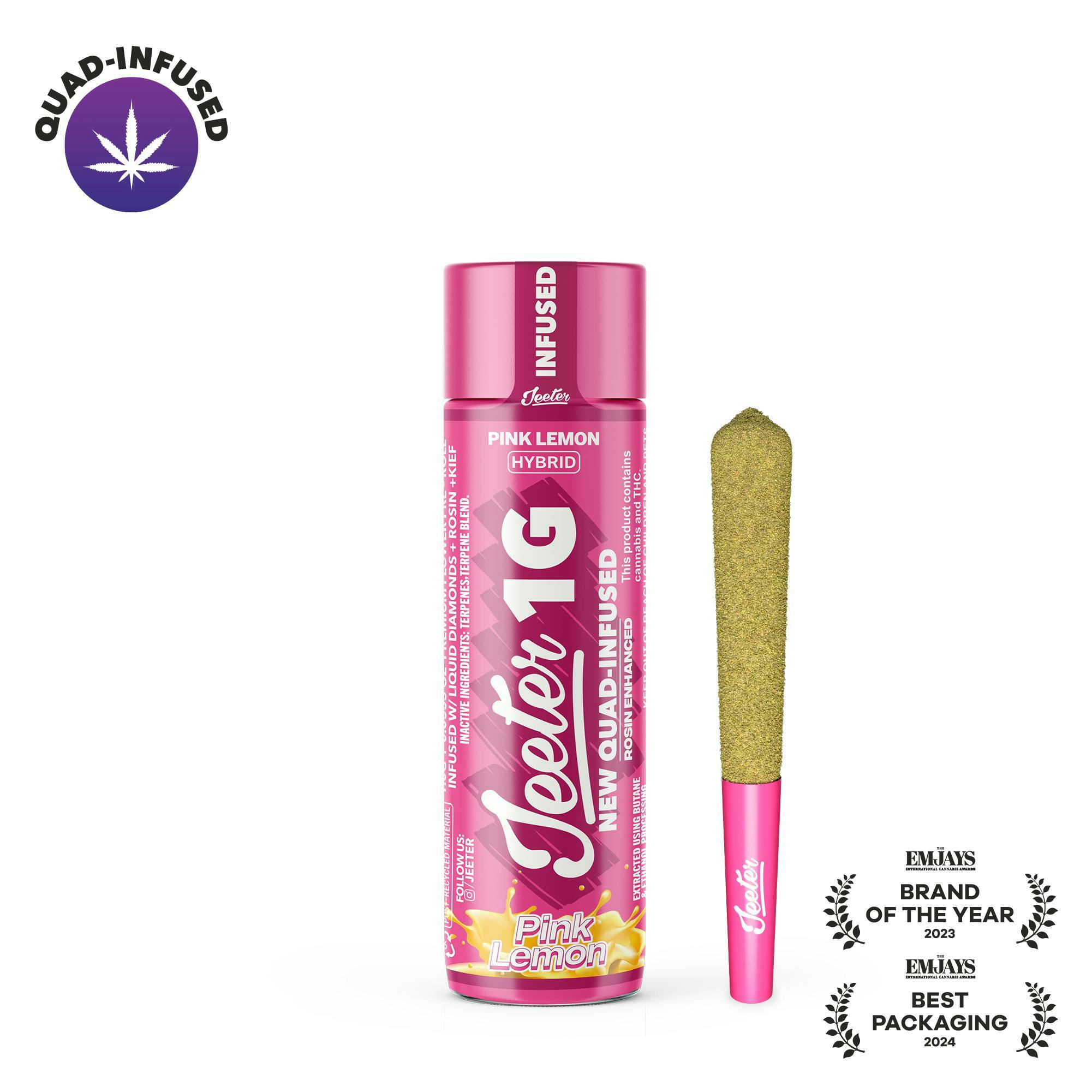 Jeeter - Jeeter | Pink Lemon | Quad-Infused Joint | 1g - 1