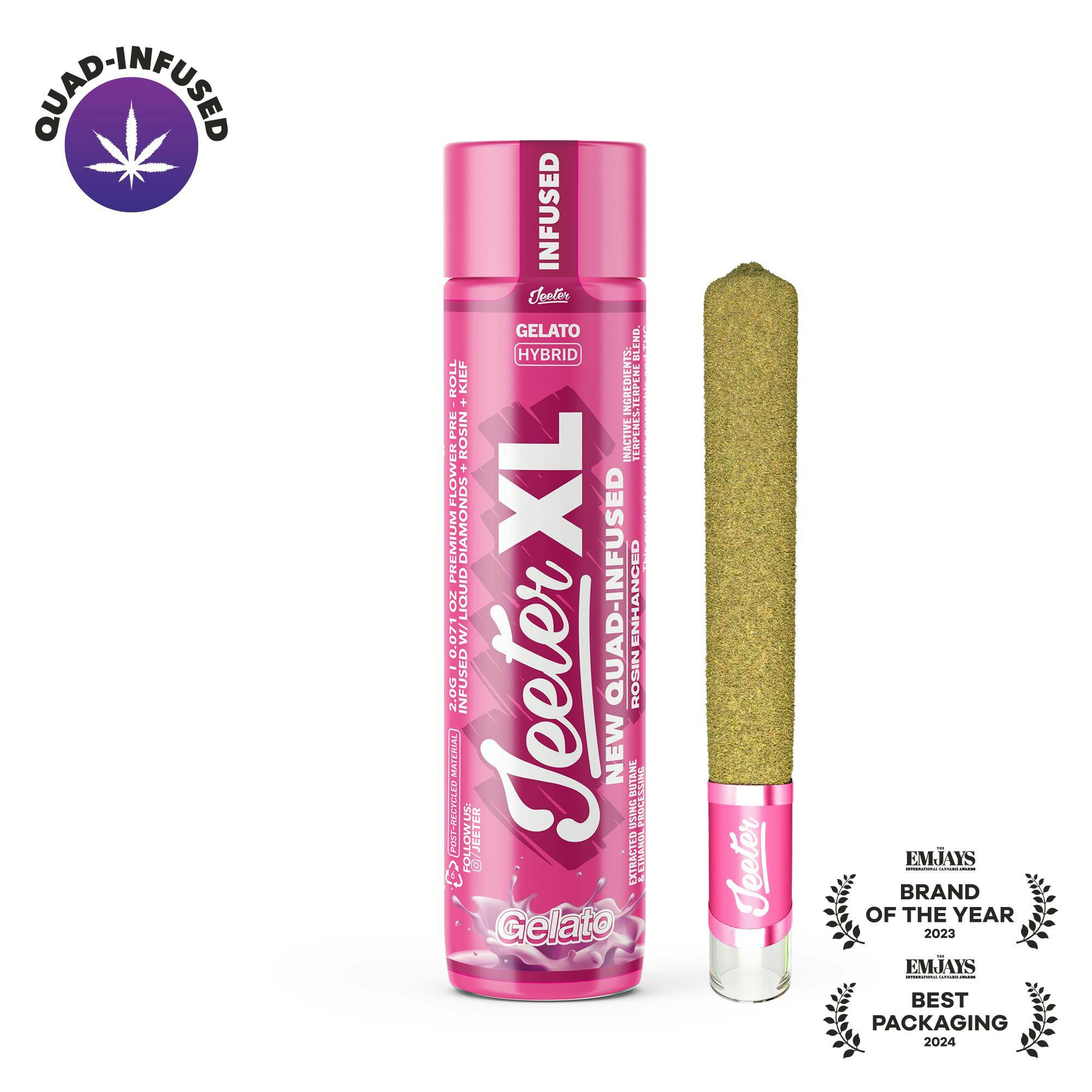Jeeter - Jeeter | Gelato | XL Quad-Infused Joint | 2g - 1