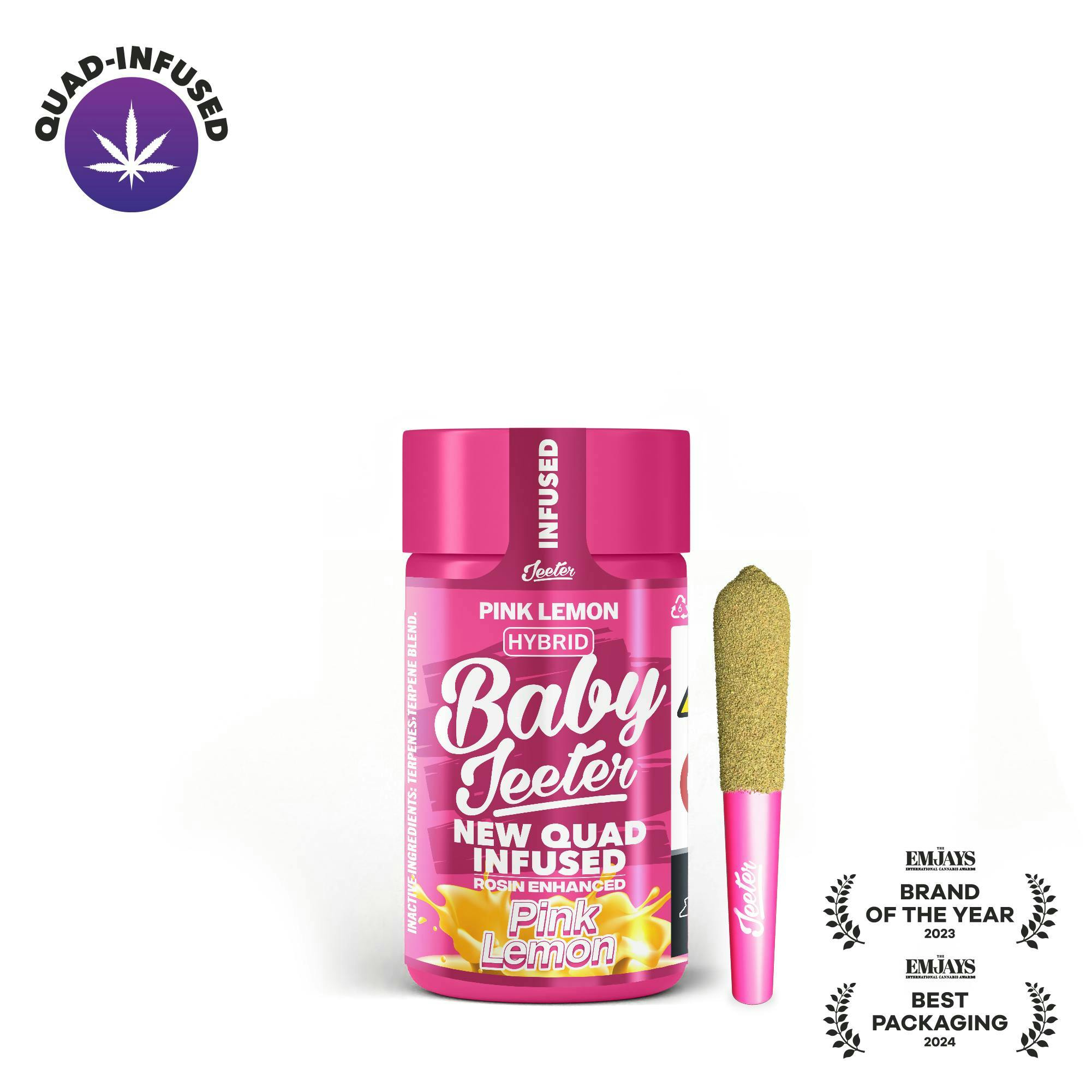 Jeeter - Jeeter | Pink Lemon | Quad-Infused Minis | 0.5g each | 5pk - 1
