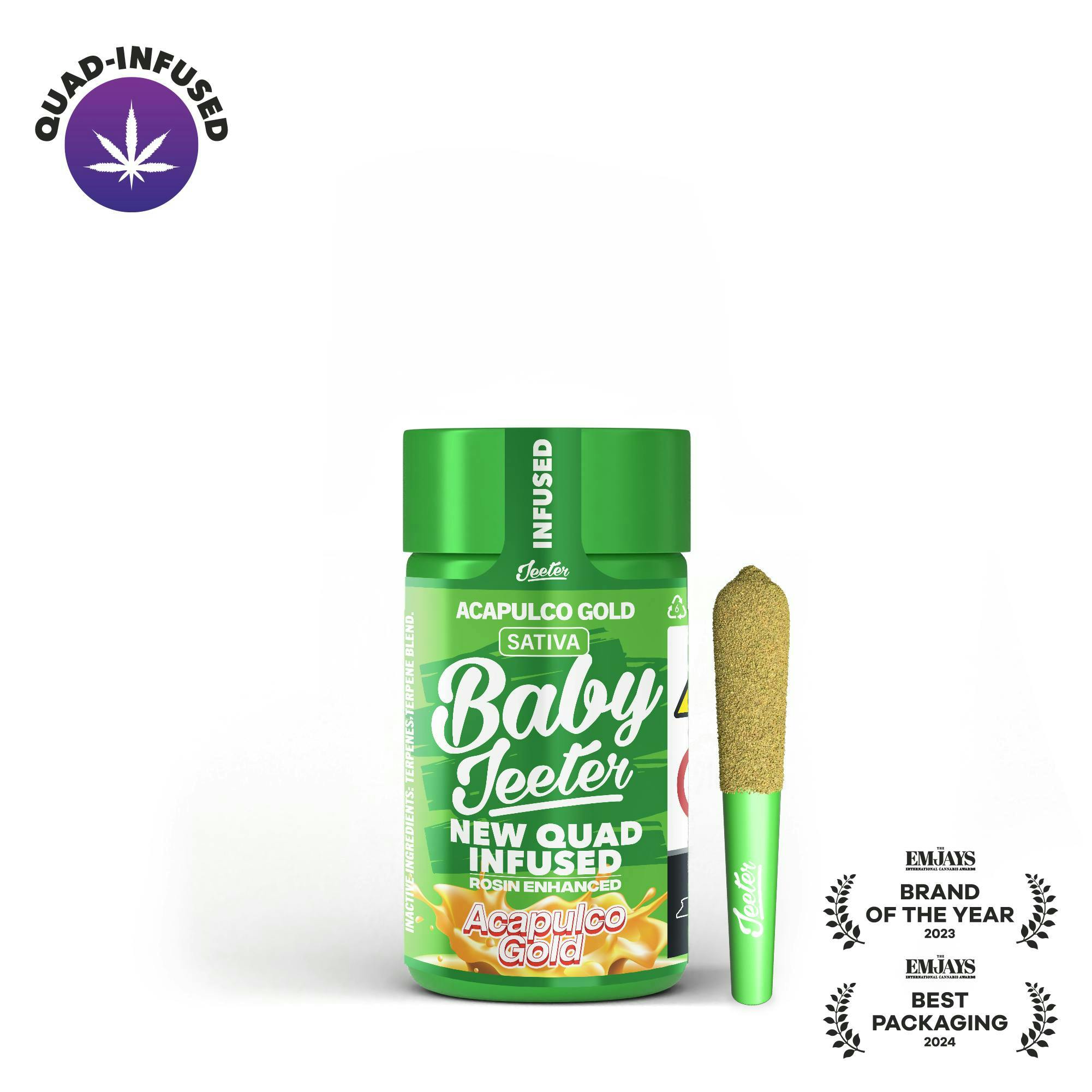 Jeeter - Jeeter | Acapulco Gold | Quad-Infused Minis | 0.5g each | 5pk - 1