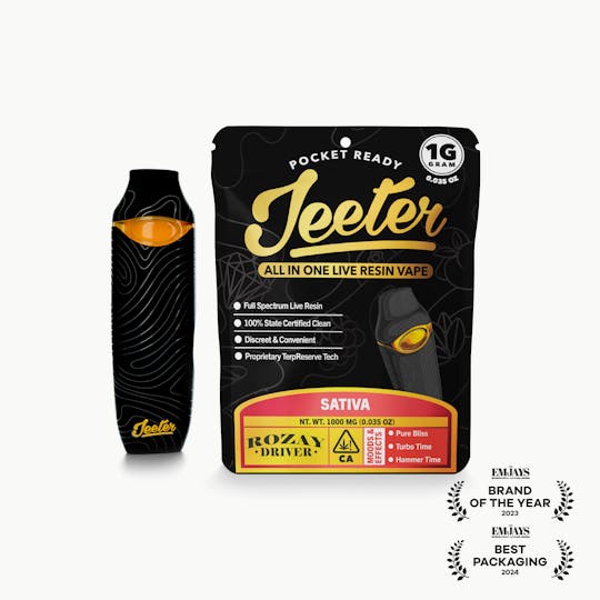 Jeeter - Jeeter All In One Live Resin Vape - Rozay Driver - 1