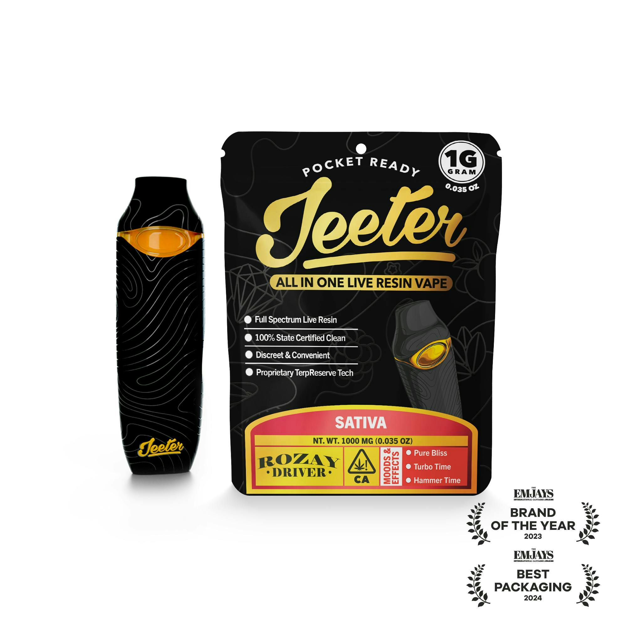 Jeeter - Jeeter | Rozay Driver | Live Resin Disposable | 1g - 1