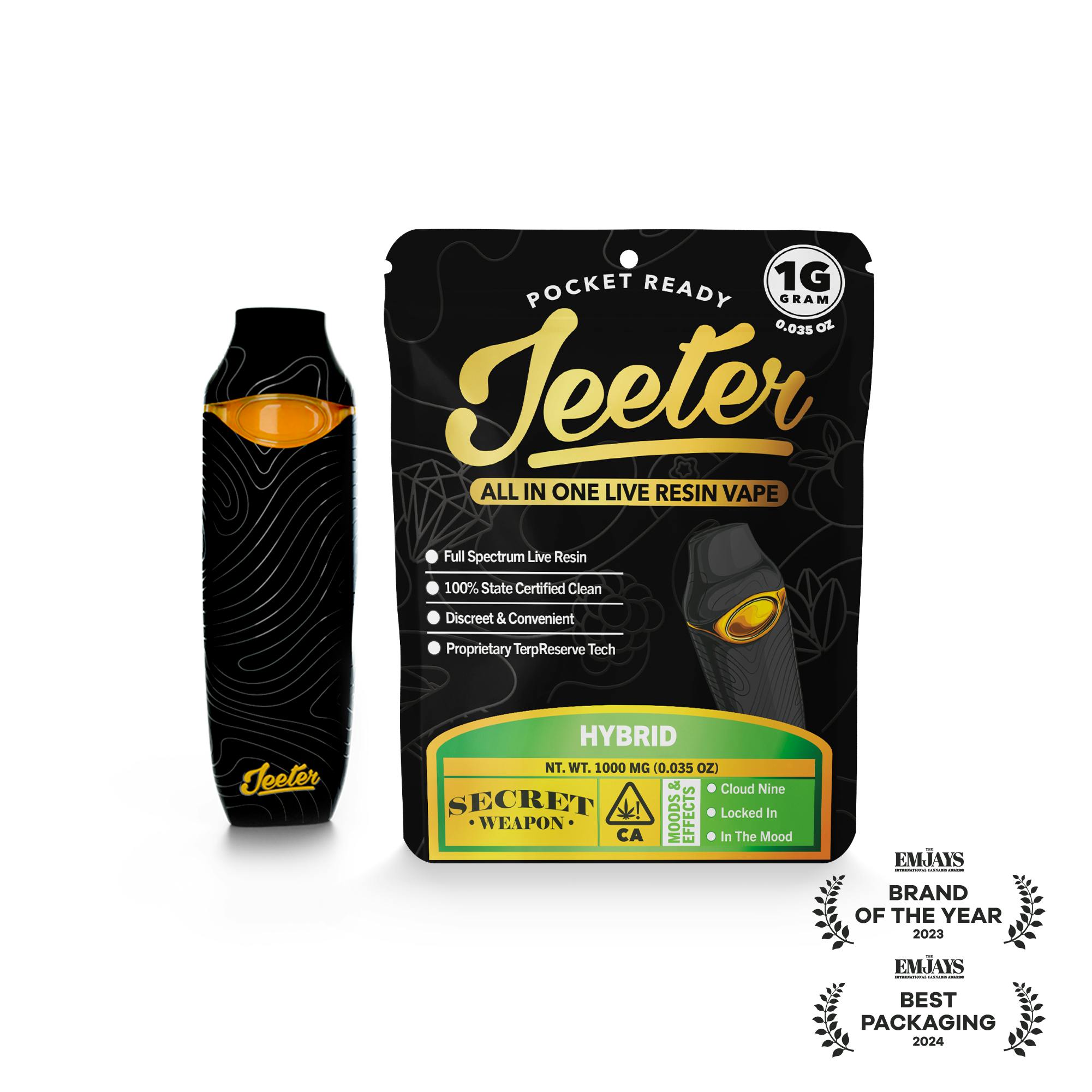 Jeeter - Jeeter All In One Live Resin Vape - Secret Weapon - 1