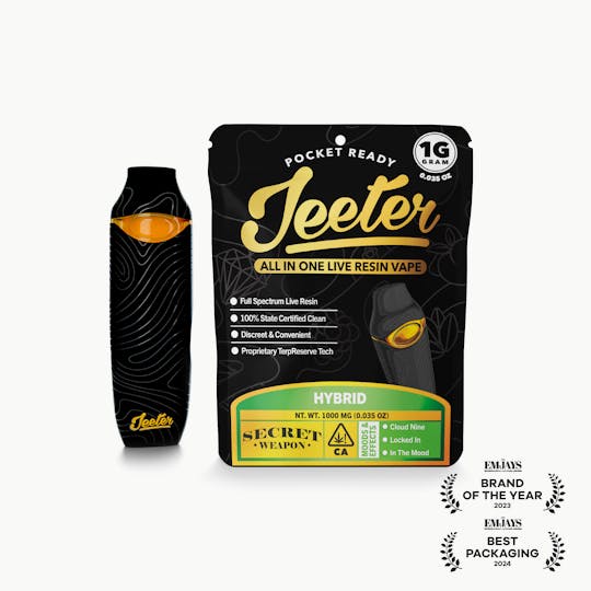 Jeeter - Jeeter All In One Live Resin Vape - Secret Weapon - 1