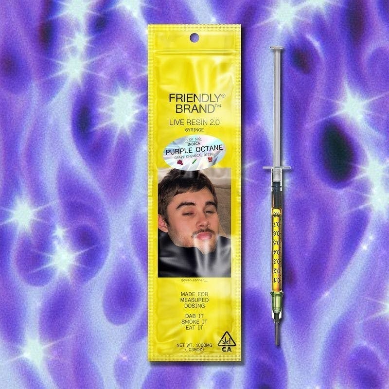 Friendly Brand - Friendly Brand | Live Resin Applicator | Purple Octane | Extract Oils | 1g - 1