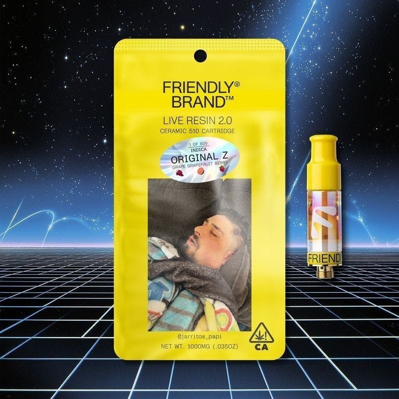 Friendly Brand - Friendly Brand | Original Z | Live Resin Cartridge | 1g - 1