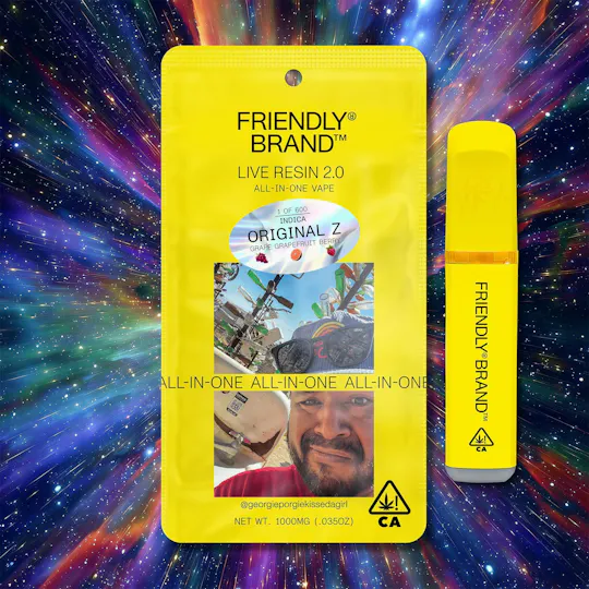 Friendly Brand - Friendly Brand | Original Z | Live Resin AIO | 1g - 1