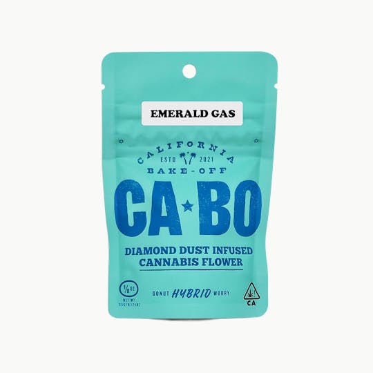 CABO - CABO Diamond Dust Infused 3.5g Flower - Emerald Gas - Hybrid - 1