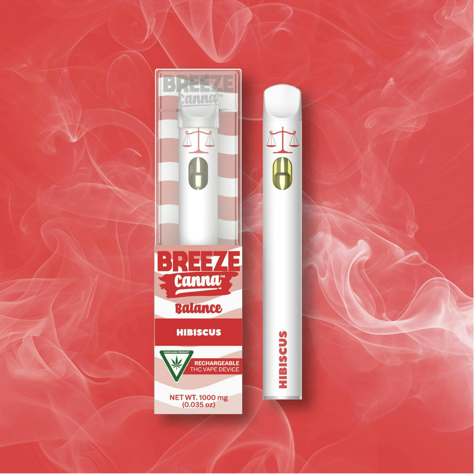 Breeze Canna - BREEZE Canna | Hibiscus | Balance PLUS Disposable | 1g - 1