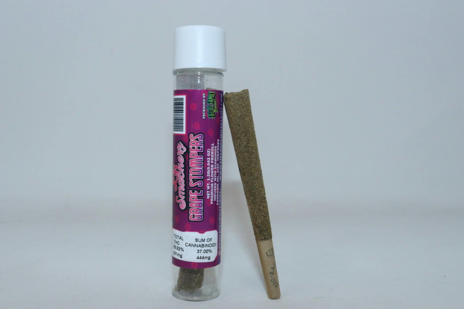 Fields Family Farmz - Lip Smackerz Grape Stomperz 1.2G Triple Infused Pre-Roll - 1