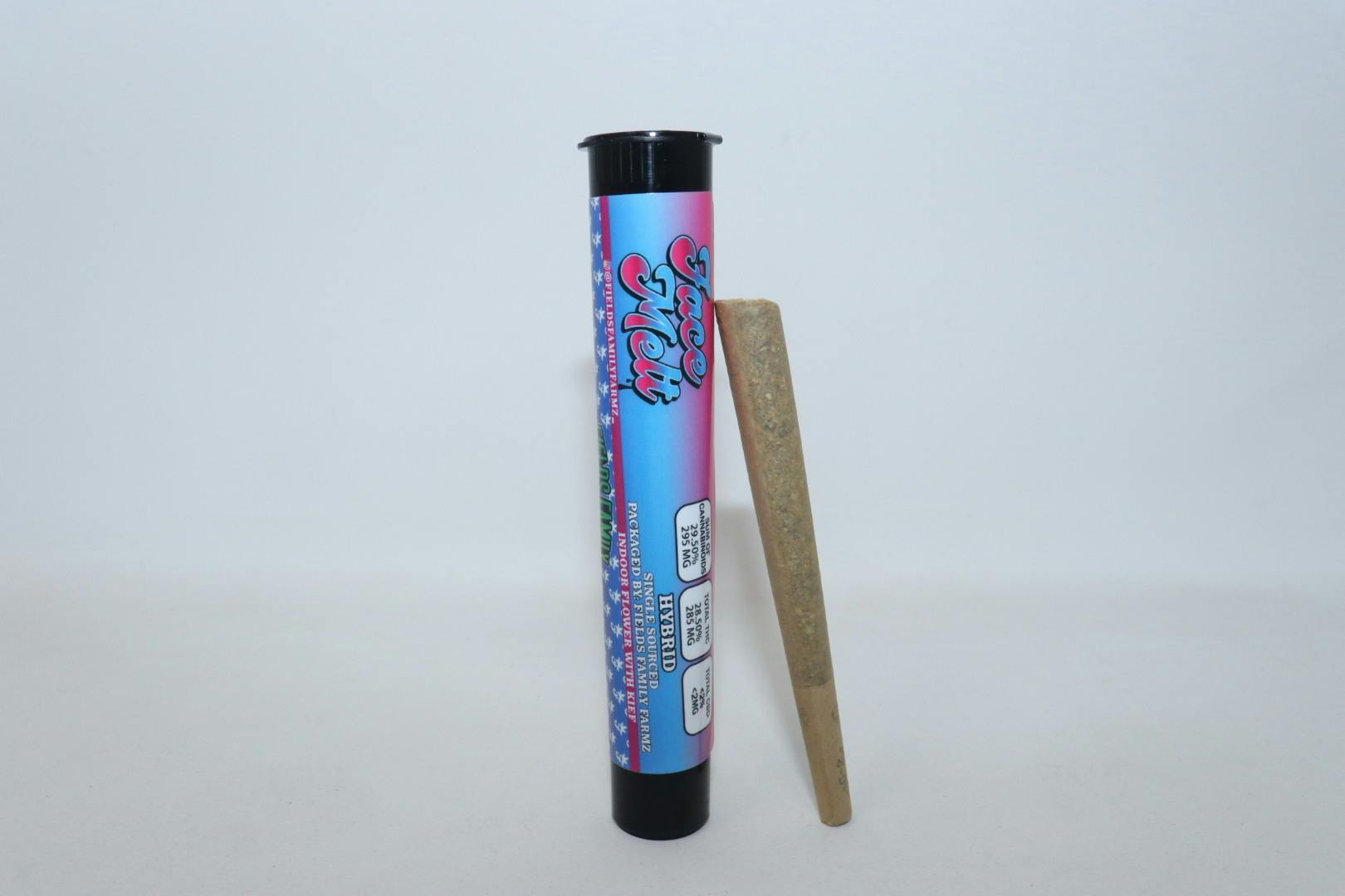 Fields Family Farmz - Face Melt 1G Kief Infused Single Pre Roll - 1