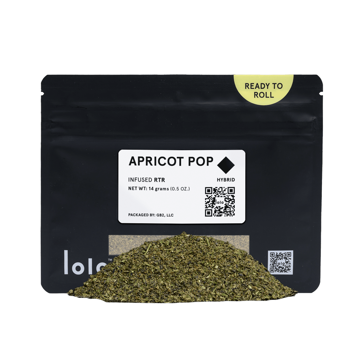 lolo - lolo | Apricot Pop | Indoor Kief Infused Ready To Roll | 14g - 1