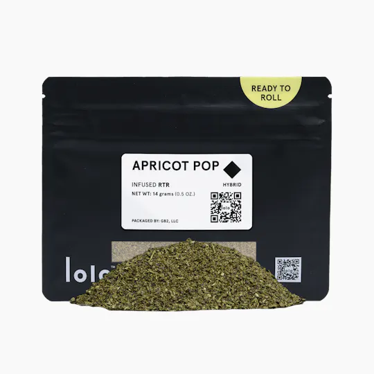 lolo - lolo | Apricot Pop | Indoor Kief Infused Ready To Roll | 14g - 1