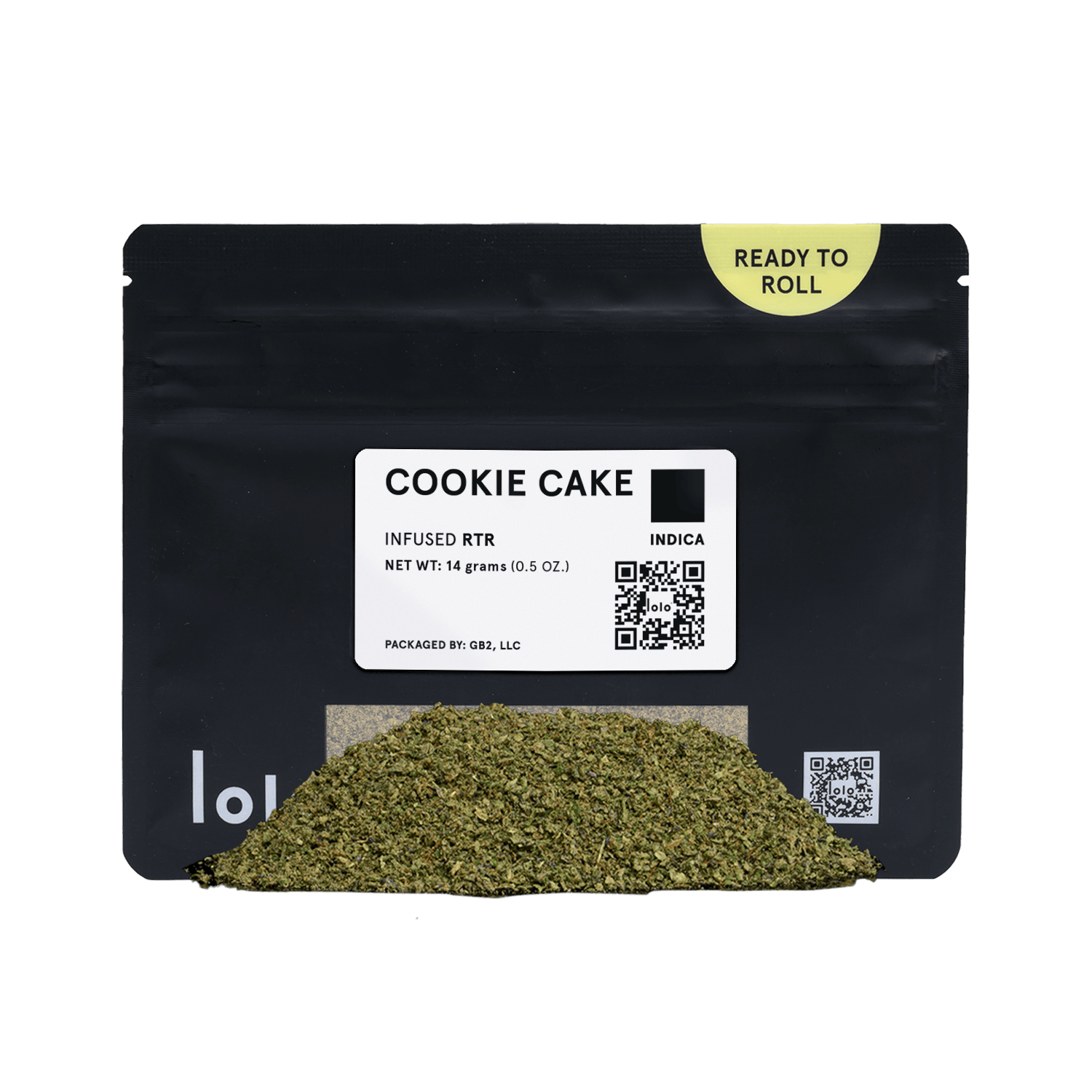 lolo - lolo | Cookie Cake | Indoor Kief Infused Ready To Roll | 14g - 1