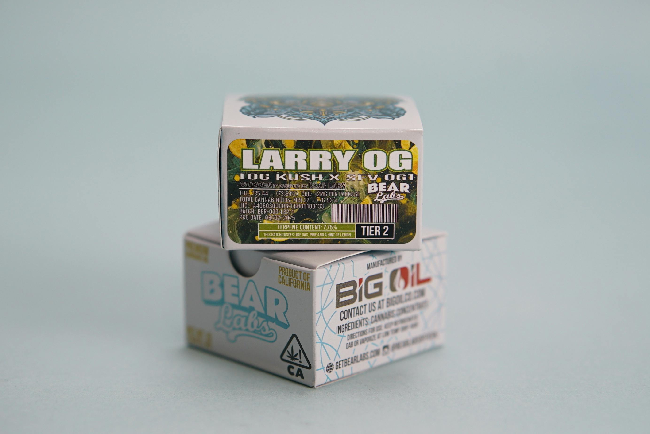 Bear Labs - BEAR Labs - Larry OG - Live Resin Budder Tier 2 - 1